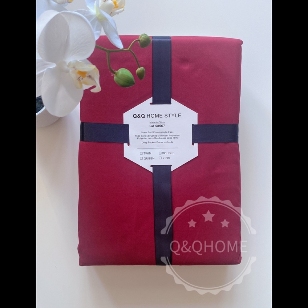 4PC Super Soft Sheet Set in Red